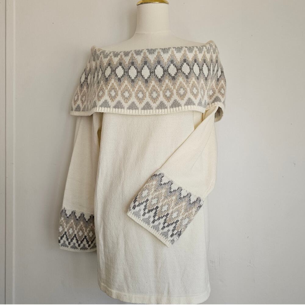 NWT‎ Westport 1962 1X Cowl Neck Or Off Shoulder Tunic Cottage core
